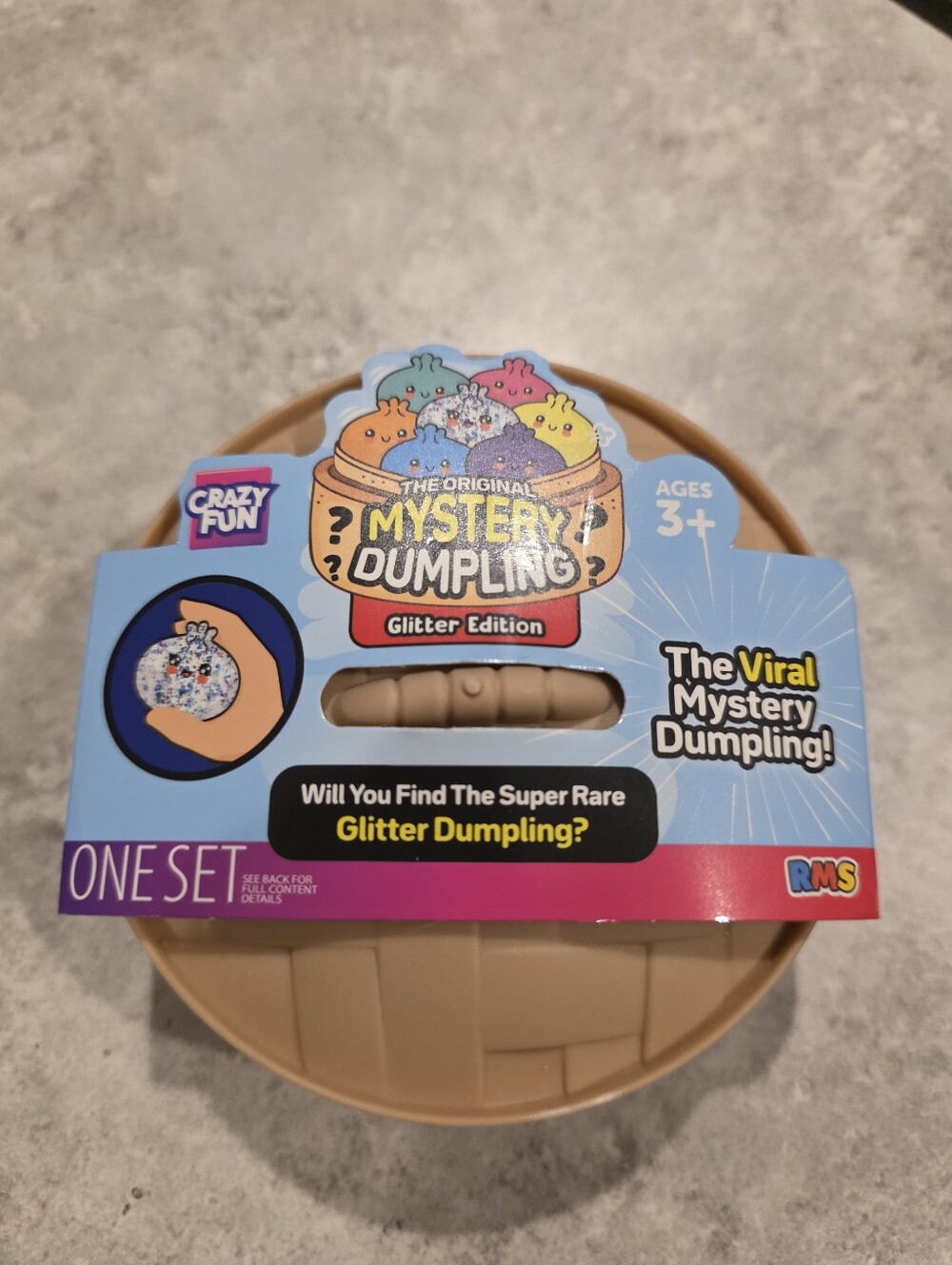Authentic The Original Mystery Dumpling Squishy Purple Color